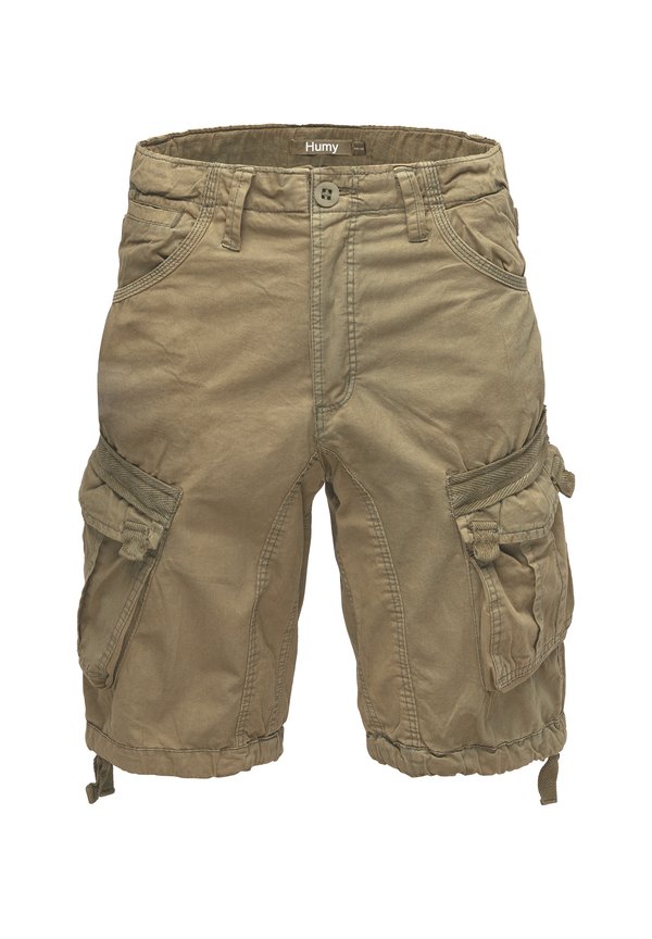 BERMUDA MIT TASCHEN DESIGN - Shorts - beige