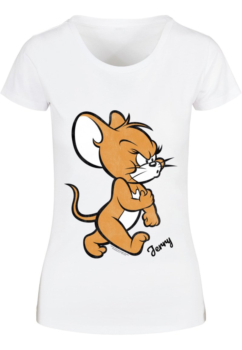 T-shirt Tom Et Jerry LOGOSHIRT - Imprimé Dessin Animé, Coton, Manches Courtes, Bleu