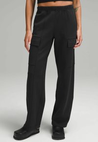 lululemon COTTON-BLEND DOUBLE-KNIT MID-RISE - Bukser - black