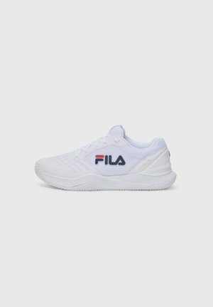 Fila AXILUS 3 - da tennis per terra battuta - white/navy/red