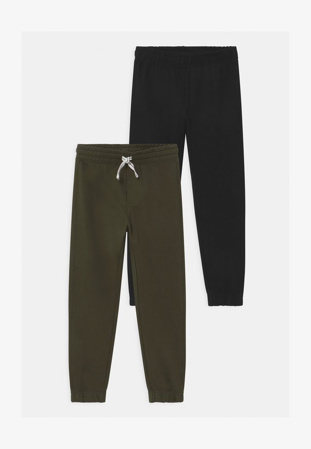 TERRY 2 PACK - Træningsbukser - black/khaki
