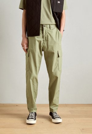 BELSBO - Pantaloni cargo - olive