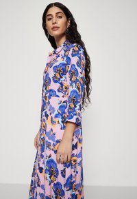 YAS Petite YASSAVANNA LONG SHIRT DRESS  - Maxi dress - pastel lavender/specto