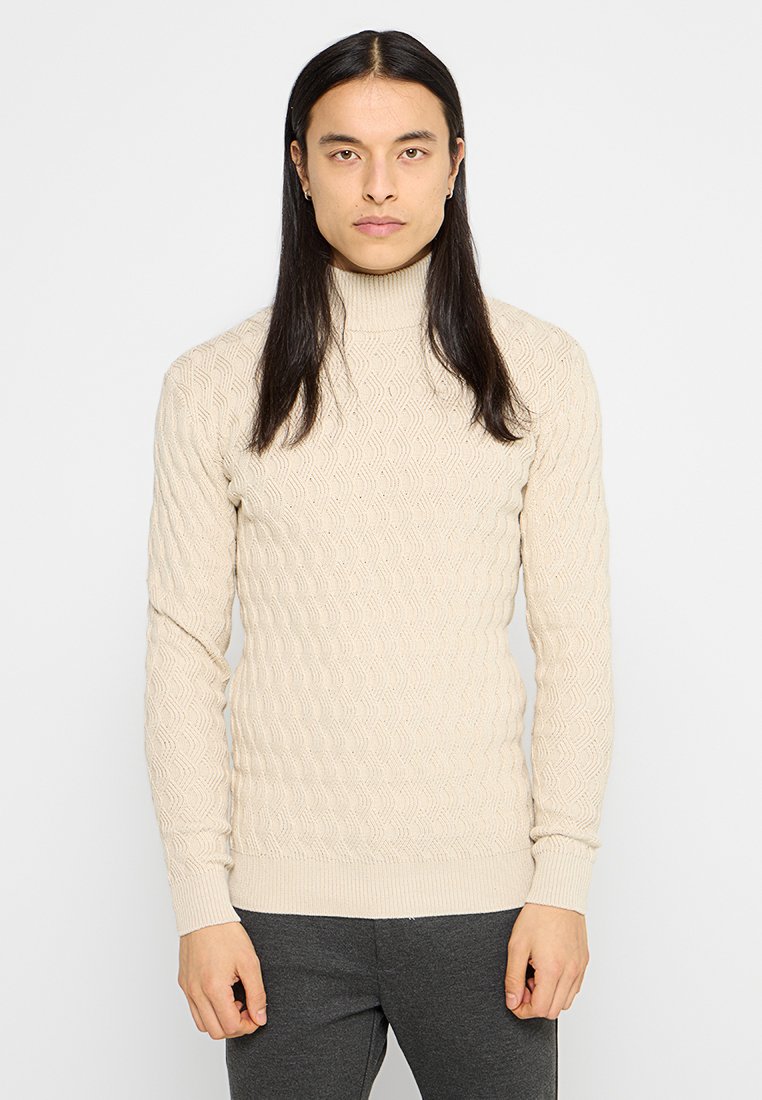 INDICODE JEANS Trui beige INDICODE JEANS Trui beige