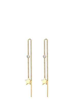 Elli GLASS CRYSTAL - Pendientes - gold-coloured