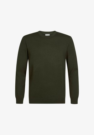 PROFUOMO, PROFUOMO PULLOVER CREW-NECK - Trui - dark green