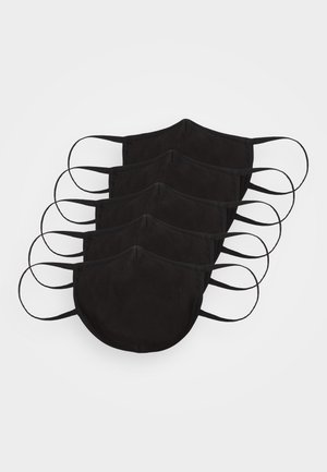 5 PACK - Stoffmaske - black
