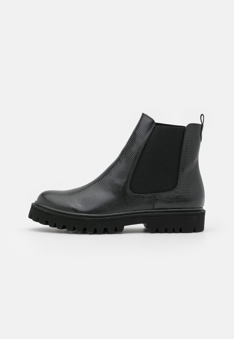 Even&Odd Wide Fit Botas clássicas de cano curto - black