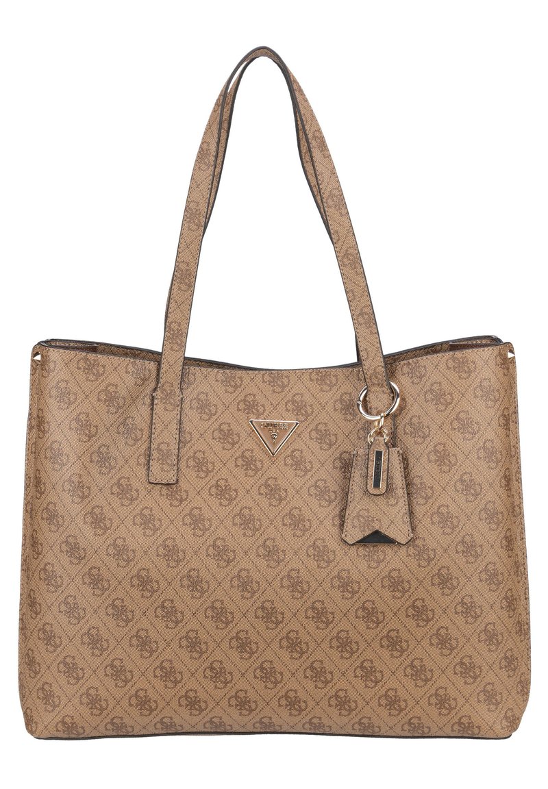 Guess MERIDIAN FRIEND - Handtasche - latte logo/beige - Zalando.de