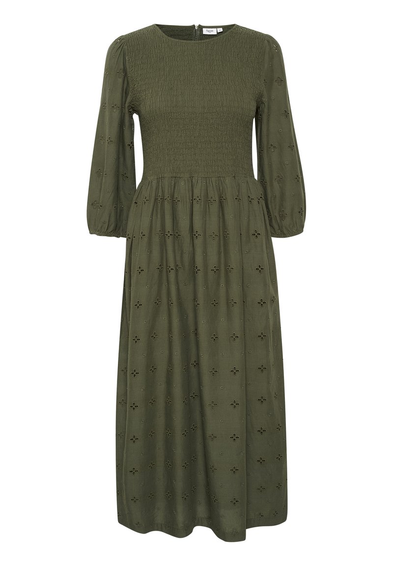 Saint Tropez Jurk wintergroen Saint Tropez Jurk wintergroen