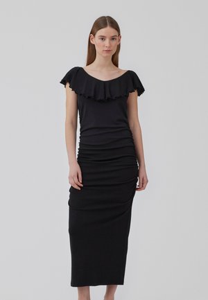 HUGO DRESS - Vestito di maglina - black