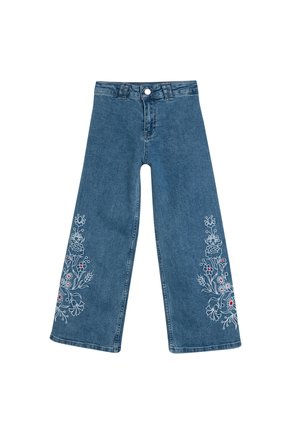WIDE LEG - Jeans straight leg - blue denim