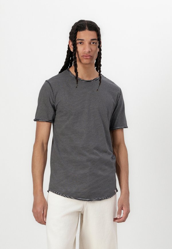 ONSBENNE REG SS STRIPE TEE - Print T-shirt - schwarz