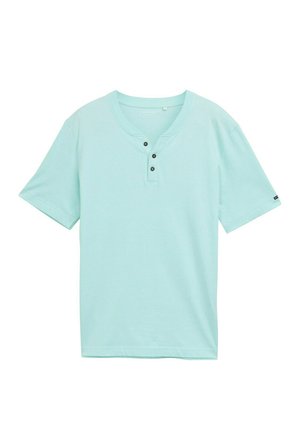TOM TAILOR, Camiseta básica - mint white fine stripe