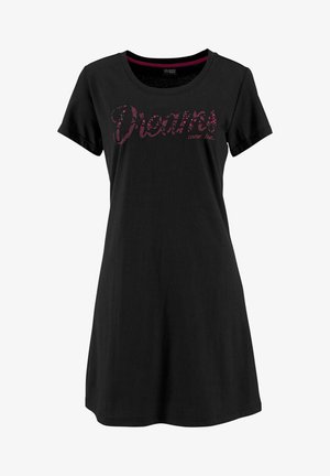 LASCANA, 2-ER PACK - Nightie - pink /schwarz