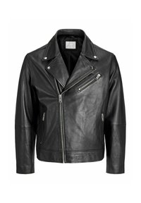 BIKER - Veste en cuir - black