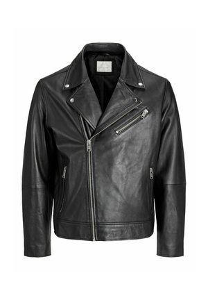 BIKER - Kožnata jakna - black