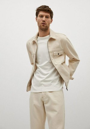 RYABOL - Veste en jean - beige