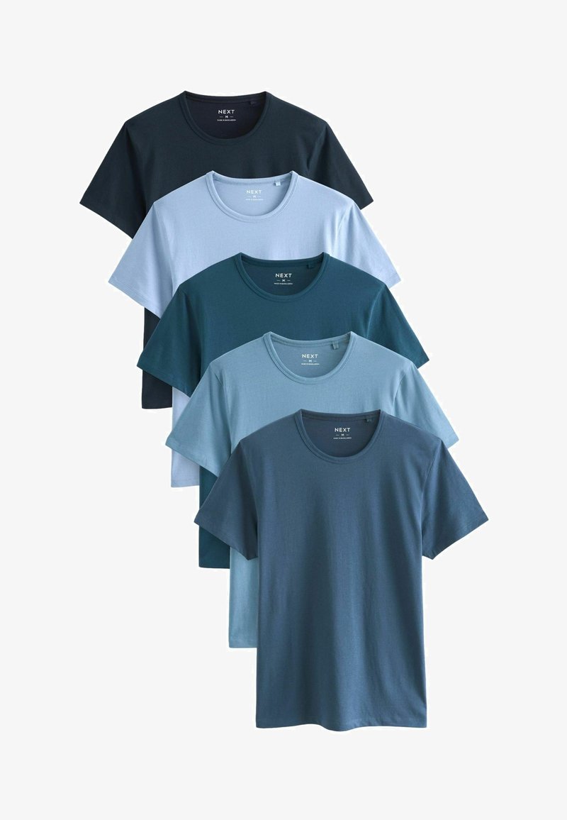 Next FIVE PACK - Paprasti marškinėliai - blue