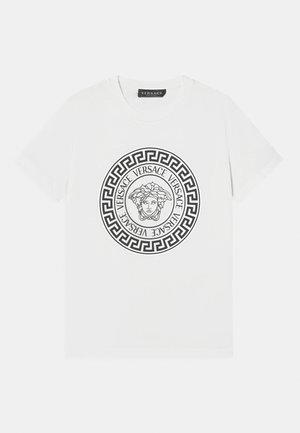 MEDUSA LOGO GRECA UNISEX - Printtipaita - bianco/nero