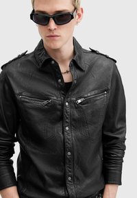 AllSaints ERGO - Leren jas - black