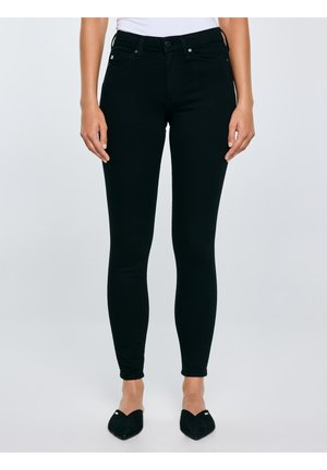 Big Star MELINDA HIGH WAIST - Jeans Skinny Fit - kohlschwarz