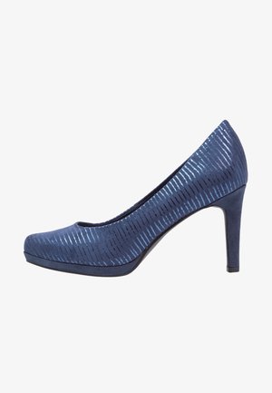 Marco Tozzi Escarpins à talons hauts - dark blue