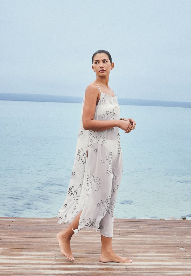 next beach dress REGULAR FIT - SPARKLE EMBROIDERED SLIP . - accessory - silver/silver-coloured Color:sage which is why best july4thsale7/1-60off The Complete Guide To