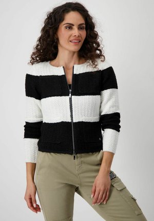 Cardigan - schwarz ringel