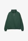 BASIC QUARTER-ZIP - Sweatshirt - dark green