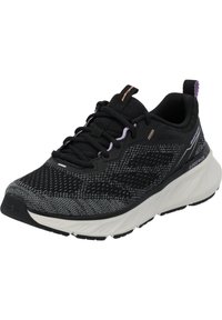 Skechers EVERYDAY CITIZEN - Sneakers laag - black knit   lavender trim