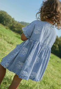 Next Nappali ruha - blue flower denim