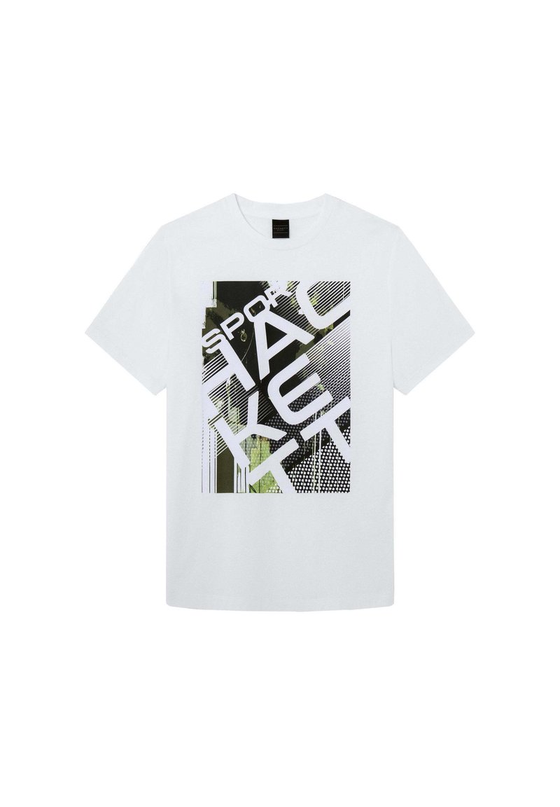 Hackett London T-shirt print wit