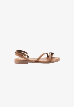 KESLEM, SANDALIAS KESLEM, MUJER - Sandalias de dedo - marrón