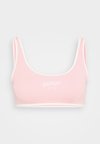 ESSENTIALS BRALETTE LOGO - Bikini pezzo sopra - carnation pink