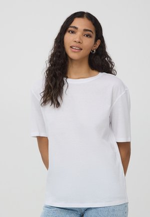 Terranova TINTA UNITA - T-shirt basic - bianco ottico