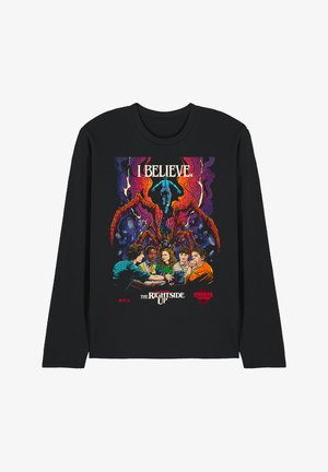 NETFLIX, STRANGER THINGS BUTCHER BILLY - Long sleeved top - black