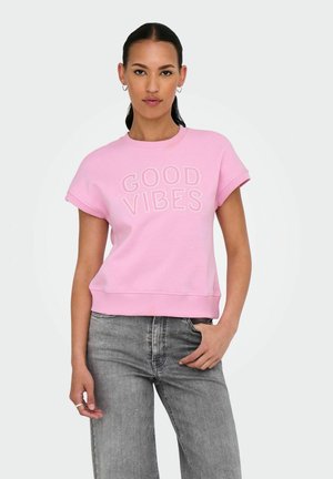 Print T-shirt - pink frosting