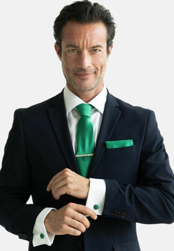 SET - Einstecktuch - grün