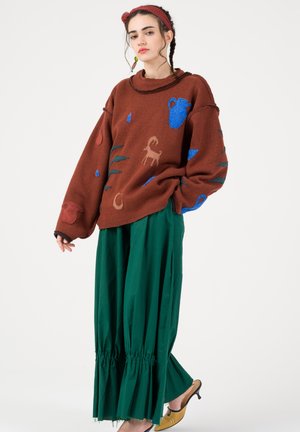 PICTOGRAPH - Jumper - brown