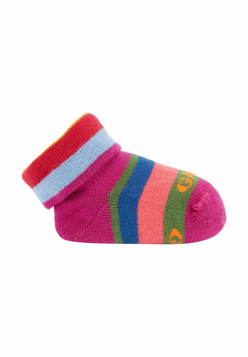Gallo WITH STRIPES - Calze - magenta prussia