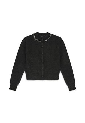 COLLO STRASS - Gilet - ultrablack