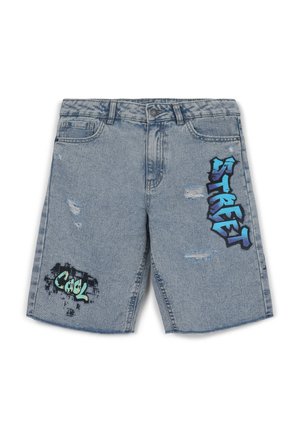 Shorts di jeans - blu denim chiaro