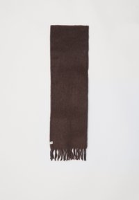 Não selecionado, hot fudge brown