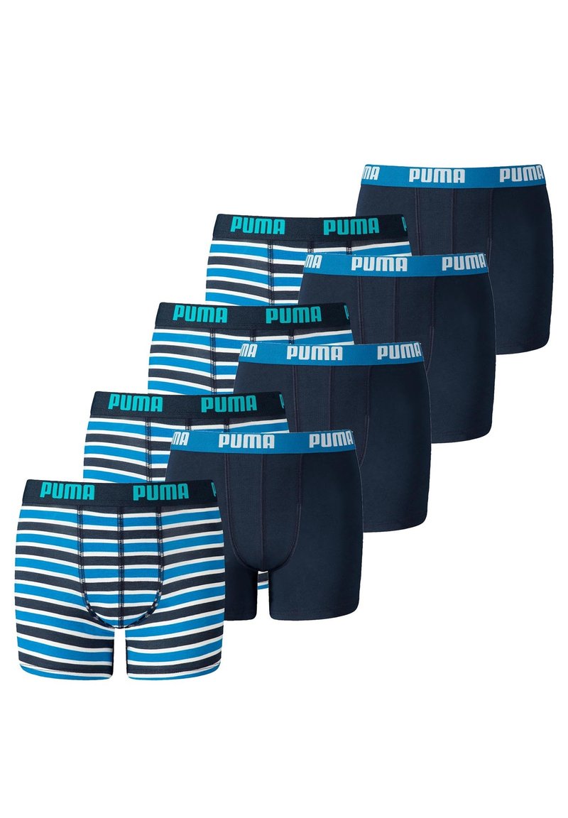 Kinder Wäsche | Puma MULTIPACK 8 PACK BASIC PRINTED STRIPES Panties blue/blau - KA57366 Kinder Wäsche | Puma MULTIPACK 8 PACK BASIC PRINTED STRIPES Panties blue/blau - KA57366
