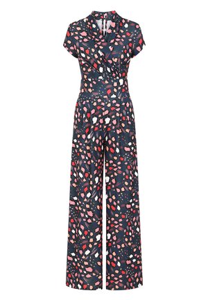 HotSquash, WIDELEG  - Jumpsuit - abstract leopard teal