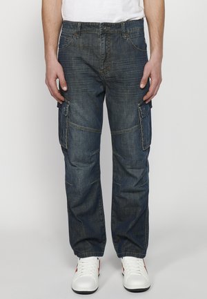 Koroshi Straight leg jeans - azul osc   dark blue