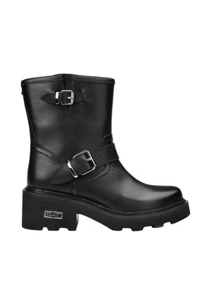 Stivaletti con plateau - nero