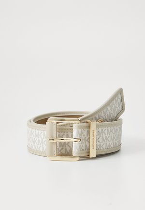 MICHAEL Michael Kors LOGO BELT WITH GROMMETS - Cintura - light sand