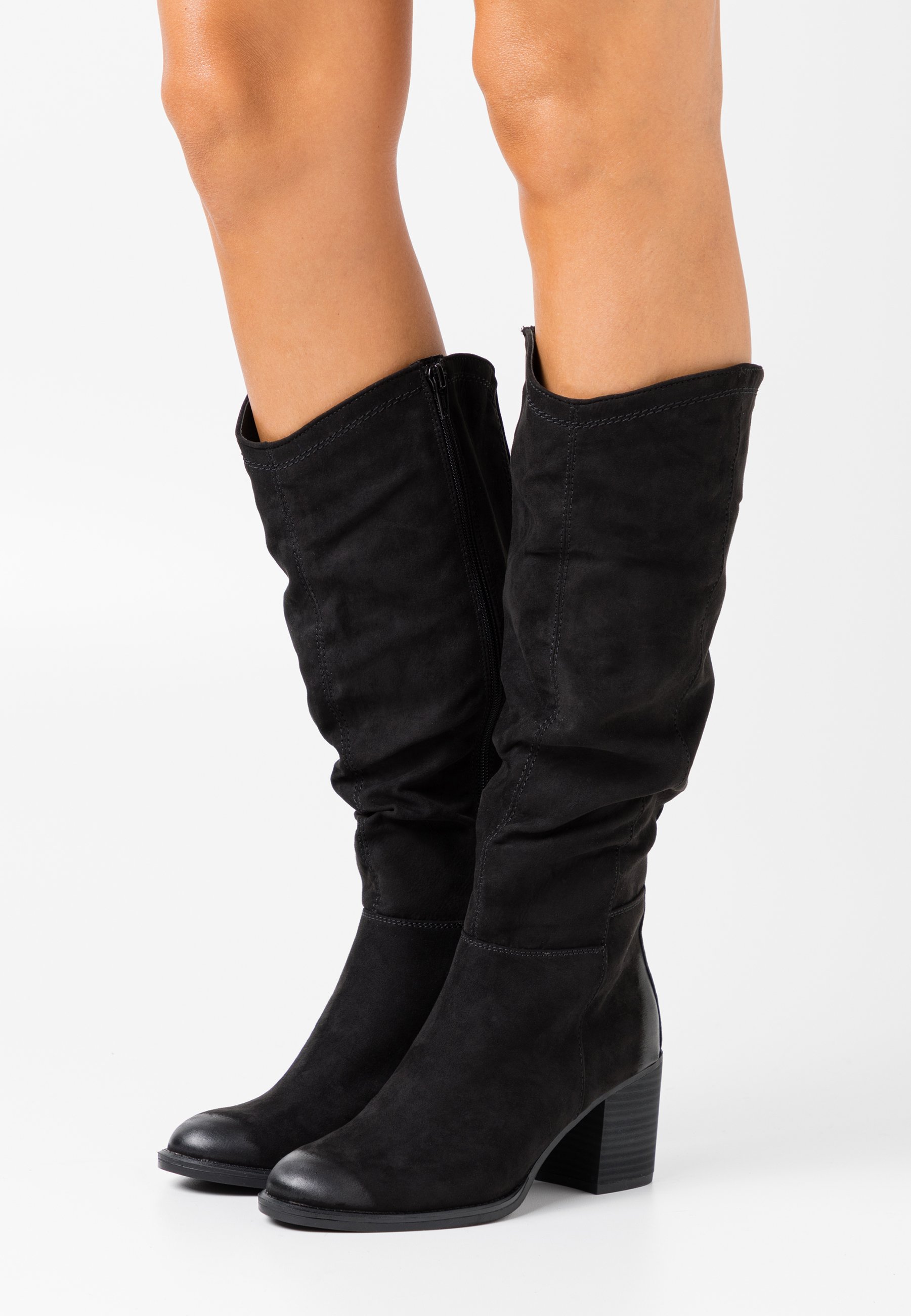 S.oliver S. Oliver Veterboot Dames Zwart - Schoenen.nl